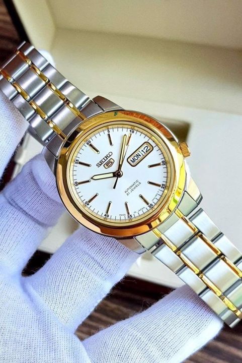 Seiko 5 SNKE54J1 Two Tone Men's Wrist Watch