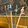 Starbucks straw special star to send redemption activities to replace straw mermaid bear accessories rainbow limited gift. 