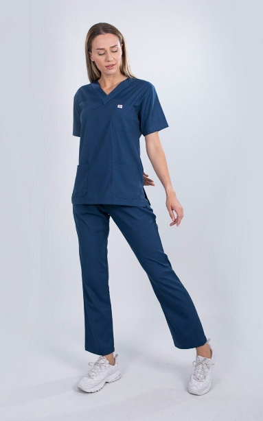 Doctor%20Scrub%20Nursing%20Uniform%20V%20Neck%20Unisex%20Navy%20Blue%20OT%20Kit%20-%20Image%204