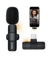 BOYA Wireless Lavalier Microphone for Android USB C Smartphone Tablet External Mini Lapel Type C Microphone for iPhone 15 Clip-On Mic for Video Recording Podcast YouTube Live Streaming. 
