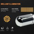 2Pcs Chrome 7440 T20 144SMD Amber Canbus Error Free LED Lamp Bulb Turn Signal Light. 