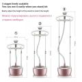 Standing electric Automatic Double Garment Steamers High Quality 2000 watts 2.2 Liter capacity Water Tank Continuous Steam iron High quality professional laundry press iron for cloths appliances fast heatup hanging Adjustable Home Irons Iron Brush Machine. 
