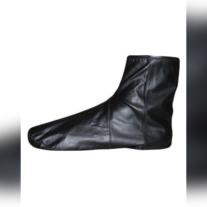 Black%20Leather%20Socks%20With%20Zipper%20-%20Image%202