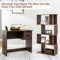 Simple and Spacious Computer Desk with 2 Drawers, Study Table, Writing Desk, Home and Office Desk. 