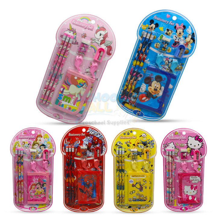 8 In 1 Stationary Set With Wallet /Stationary items For KIds /Gifts Items