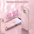 Luxury 6D Plating Soft Casing Silicone Square Frame Phone Case For Xiaomi Redmi Note 9S / Redmi Note 9 Pro / Redmi Note 9 Pro Max Phone Case Shiny Bling Back Cover Coque. 