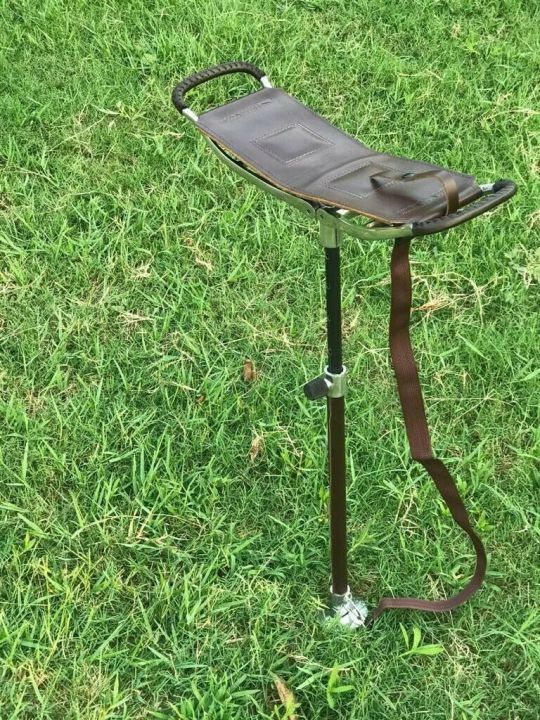 LEATHER%20SHOOTING%20WALKING%20STICK%20RACING%20FOLDING%20SEAT%20SHOWS%20CHAIR%20STOOL%20-%20Image%204