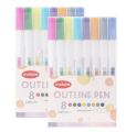 Double Line Outline Art Pen Marker Pen For Drawing And Doodling DIY Double Line. 
