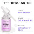 Collagen Face Serum Wrinkle Removal Anti Aging Hyaluronic Acid Forehead Fine Lines Lifting Facial Serum 40ml Skin Care Beauty. 