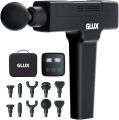 GLUX massager massager machine massage gun 10 REPLACEABLE HEADS OF M3 MASSAGE GUN massager machine - foot massager - face massager - hair massager - body massager  Imported Quality Design By USA Relaxation Electric Facia Device Deep Pain relieve. 