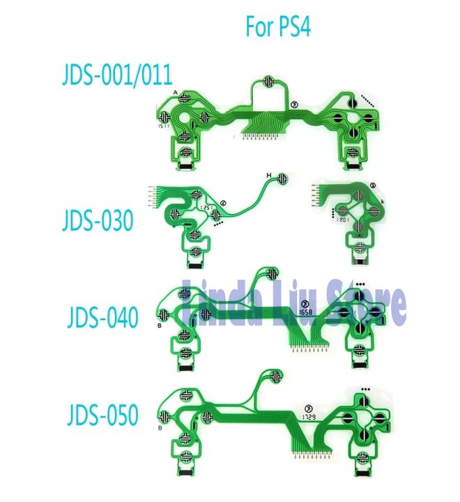 JDS 001 011 030 040 055 For PlayStation 4 Conductive Film Keypad for PS4 Controller DualShock 4 Circuit