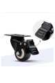 Wheels For Furniture, Soft Rubber Swivel with 360 degree rotation. Caster Wheels. 