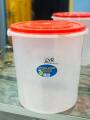 Storage Containers / Storage Bucket with Lid / Storage Containers for Cereals, Pulses & Flour Etc. - Cereals Storage Jar 25Litres Capacity ( Multipurpose Usage) Lid Available in Random Colors. 