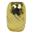 GOLDEN CURLING RIBBON EGGS ( PACK OF 6 BALLOONS RIBBONS ). 