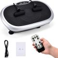 New Electric 3d Vibration Platform Exercise Machine Whole Body Workout Machine Fitness Adjustable Speed Remote Control With Touch Display Whole Body Workout Vibrating Fitness Platform Massager Loop Bands Home Training Equipment for Weight Loss Toning. 