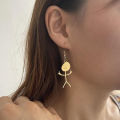 Drop Earrings Piercing Woman Trend Hip Hop Dangle Earrings. 