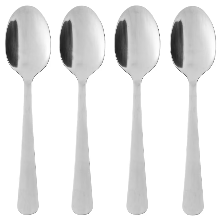 Teaspoon IKEA Set Of 4 Stainless Steel 13 cm