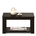 CT-011 - Sheesham Wood Dark Brown Polish Simple Design Center Coffee Table Living Room Furniture. 