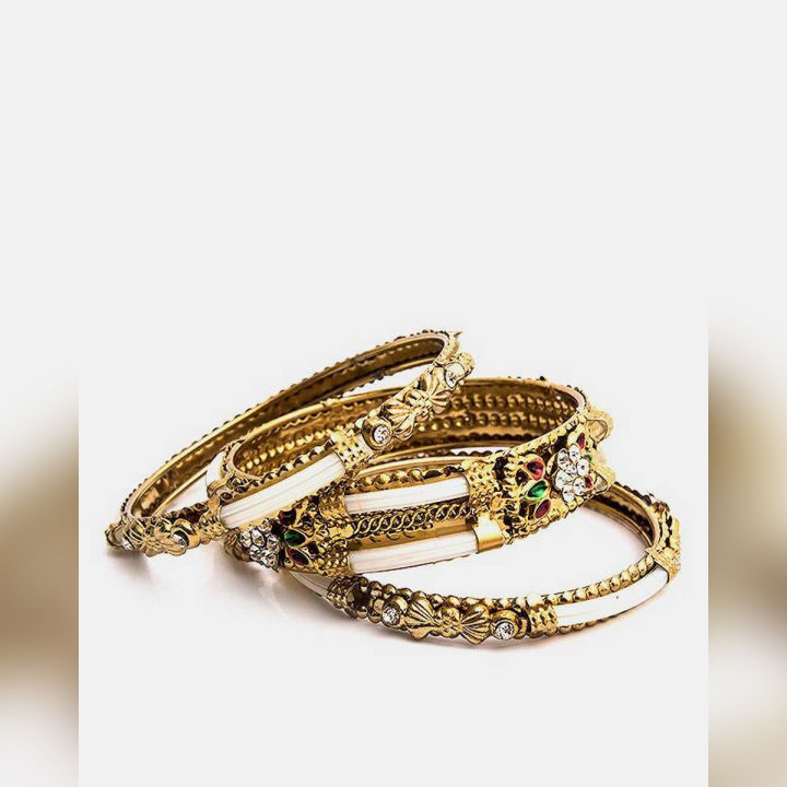 Gold Plated Antique Look Bangles