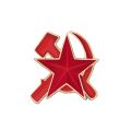 Raised Fist of Solidarity Enamel Pin Soviet Union Star Retro USSR Symbol Brooches Bag Hat Clothes Lapel Pin Badges Jewelry Gifts. 
