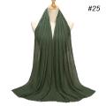 New Leaf Pleated Women Wrinkle bubble chiffon Hijab scarf shawls crinkle muslim Turban wraps pleat shawls long wrap scarves. 