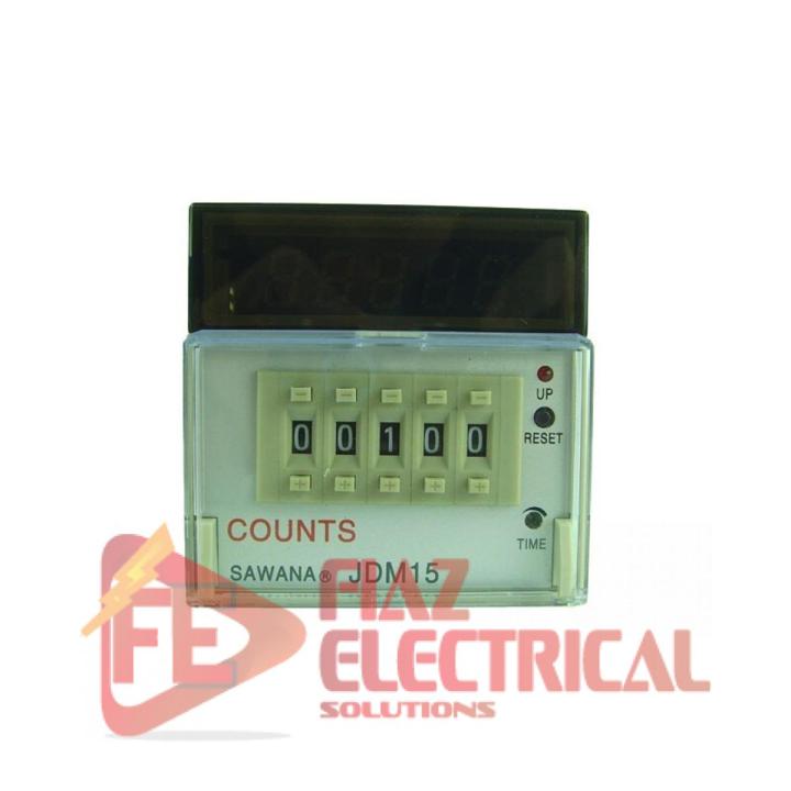 Digital Counter Relay (JDM-15) 5 Digit counting accumulator counter