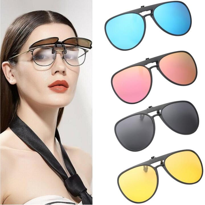 UV400 Clip-on sunglasses Fashionable Adjustable Lightweight Anti-glare glasses Polarized Night vision for Outdoor activities