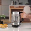 Original Geepas Electric Glass Kettle with LED Lighting  1.8 L / 2200 W ( 2 Years Warranty ). 