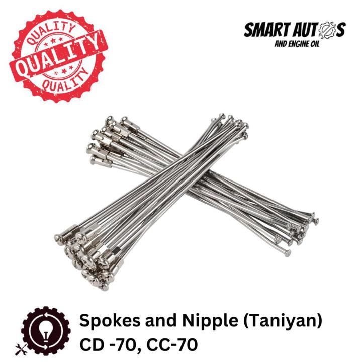 Front wheel spokes and nipples - motorcycle Taniyan - 36 pieces