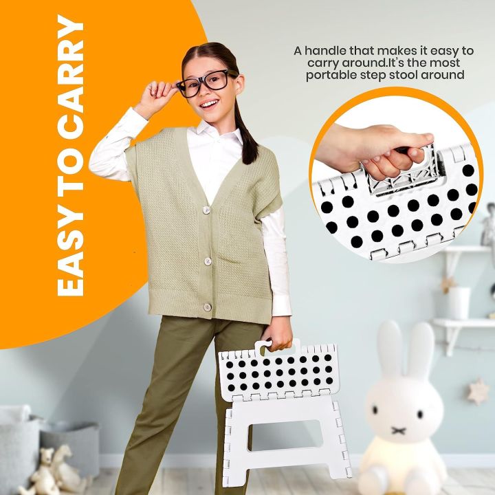 Folding%20Step%20Stool%20-%20(Pack%20of%201)%20Foot%20Stool%20with%209%20Inch%20Height%20-%20Holds%20Up%20to%20300%20lbs%20-%20Lightweight%20Plastic%20Foldable%20Step%20Stool%20for%20Kids,%20Kitchen,%20Bathroom%20&%20Living%20Room%20-%20Image%203