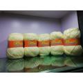 bally Acrylic Wool Yarn balls x 5 ball light yellow color. 
