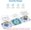 3 in 1 Foldable Wireless Charger, Magnetic Fast Wireless Charging Pad, Compatible with iPhone 14/13/12/SE/11, Samsung Galaxy, Apple Watch, AirPods Pro with Night Light, Wireless Charging for Apple Watch, Watch Charger Stand for Apple Watch, Charging Cable. 