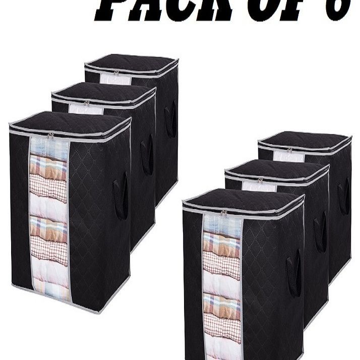 Pack%20of%203%20cloths%20storage%20bag-%20large%20collapsible%20clothing%20organizer%20-%20wardrobe%20storage%20bags%20for%20cloths-clothes%20storage%20with%20zip-Foldable%20storage%20bag%20(Grey)%20-%20Image%202