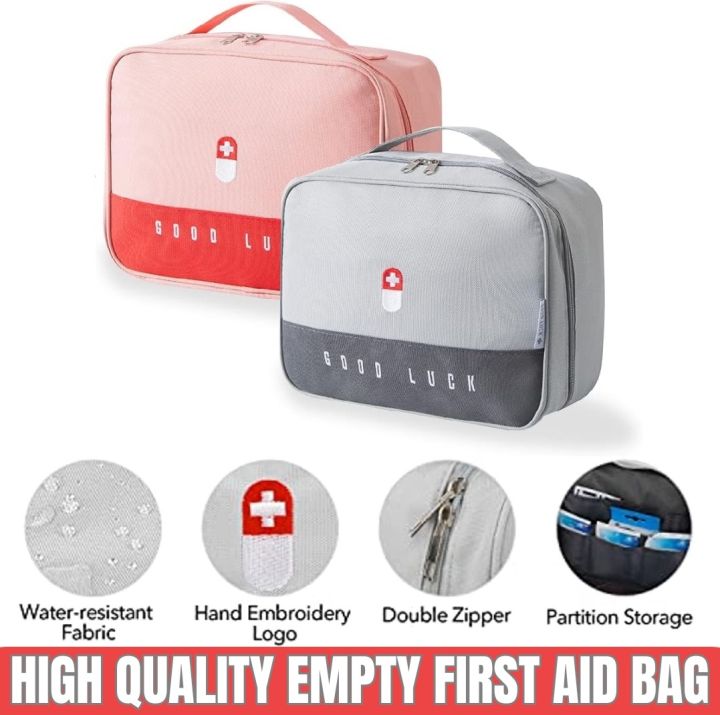 Medicine Bag, Baby Travel Pharmacy Bag, Large Capacity Medical Emergency Bag, Empty Waterproof Medicine Storage Bag, Portable Medicine Bag For Home, Office, Travel