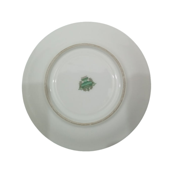 Vintage%20Narumi%20"Silver%20Pine"%20Plate%205.5%20Inch%20Diameter%20Approximately%20-%20Image%204