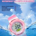 1pc Children's Watches Cute Girls Student Casual Sports Electronic Watches, Outdoor Luminous Alarm Clocks Watches. 