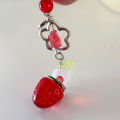 Sweet Cute Strawberry Mobile Phone Lanyard Lovely Fruits Phone Chain For Girls Y2K Aesthetic Cellphone Keychain MIRRORRR. 