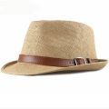 Summer Hats for Men Beach Hat Vintage Brim Straw Sun Hats with Belt Korea Style Male Fedoras Panama Hat Breathable Straw Caps. 