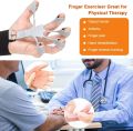 Pack of 3 Hand Gripper | Black and Grey Finger Gripper |Hand strengthener grip and finger strengthener - forearm ring hand exercisers -2 silicone squeezer gripper for muscle strengthening training tool. 