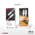 Sigma 20W Fast Charging PD Power Delivery Lightning to USB-C Cable - PD-2. 