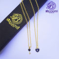 2 Pcs Key and  Lock Necklace Pendant for Girls Black  Heart Long Chain For Girls Best Gift For Girls. 
