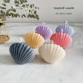 Mini Seashell Scented Candle Set of 2 Coastal Decor Home Fragrance. 