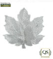 QS Flower Placemats  2pc 4pc 6pc Metallic Placemats with Hollow Out Design Heat Resistant Non-Slip Vinyl Floral Table Mats for Dining Table Wedding Kitchen Party Decor | QS Bedding. 