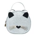 【happy one】Cute Cat Design Sequins Crossbody Bag For Women Leather Handbag Girl Purse Totes Bag Bolsa Femininas#20. 