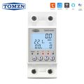 TOMZN 63A WiFi TUYA/Smartlife APP, Reclosable Backlight LCD Energy Meter Timer with Voltage Amper Leakage Protection for solar inverter. 