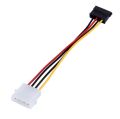4 pin ide molex male to 15 pin serial ata sata hard drive adapter power cable. 