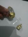 6ml Plain Empty Golden Fancy Bottles cap Mini Perfume Handmade For Attar Oil Mini Decorative Perfume Bottle Refillable Bottle With Rod Applicator dip glass stick 6ml bottle. 