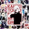 Tokyo Ghoul Anime DIY Sticker Water Proof Decal Vinyl for Car Skateboard, Laptop, Luggage & Guitar – 50 Pieces. 