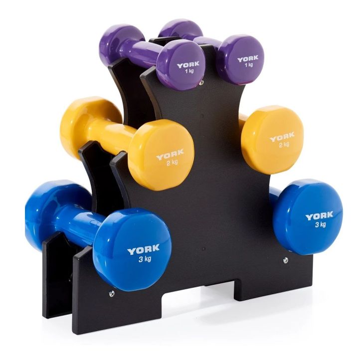 12kg Vinyl Dumbbell Set Pair of 1kg,2kg,3kg Vinyl Dumbbell Daraz