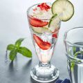 Set of Juice Glasses - Tall Glasses for Water, Juice, Milkshake, Falooda, Mocktails, Mojito, Desserts, Ice Cream, Soda, Sundae, Smoothies. 